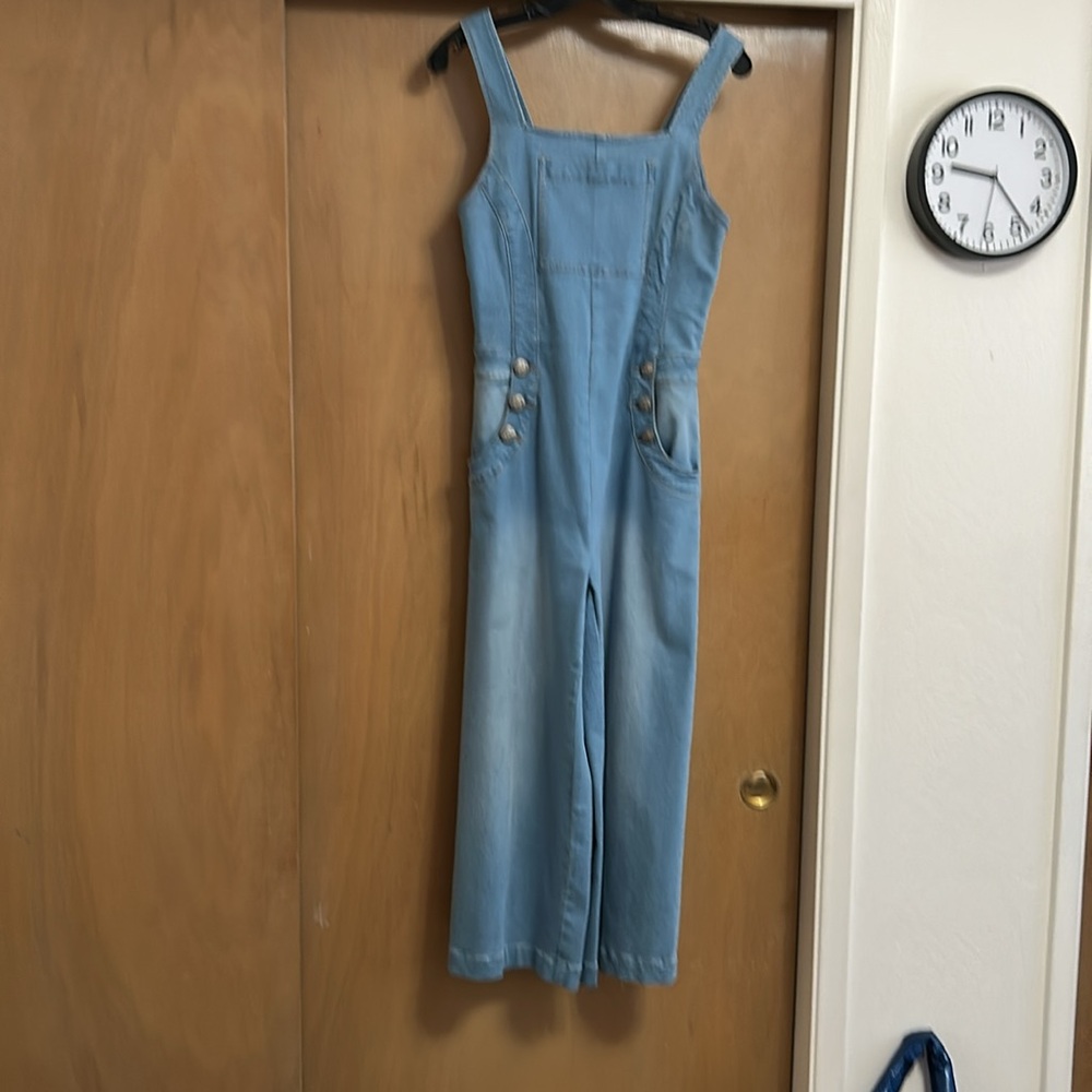 Jean Jump Suit. Like brand new.
